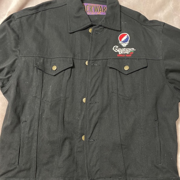 Grateful Dead World Tour 1990 Denim Jacket - Picture 3 of 4